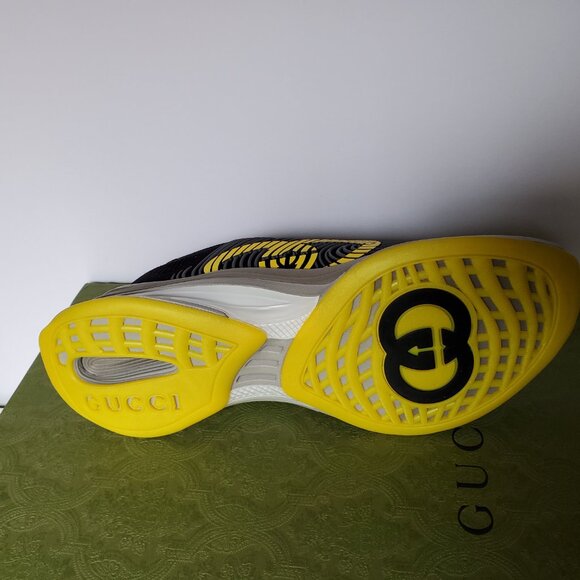 NIB Gucci Run technical knit fabric sneakers G 12.5 US 13 - Picture 8 of 11